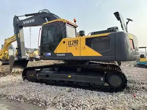 İyi fiyat japonya orijinal kullanılan Volvo EC290 EC240 EC200 paletli ekskavatörler inşaat makineleri satılık