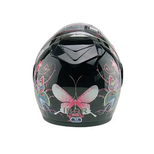 Bền Trọng lượng nhẹ ABS xe máy Mũ bảo hiểm ưa thích phụ nữ đầy đủ mặt an toàn xe máy Mũ bảo hiểm - Product Image 3