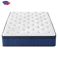 Matelas Compressé de Haute Qualité en Gros d'Usine - Matelas en Boîte à Ressorts Ensachés et Mousse à Mémoire de Forme, Tailles Simple, Queen et King