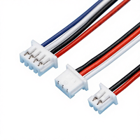 Câble à borne simple à pas de 1,25 mm 2/3/4-12P Isolation PVC Conducteur en cuivre pur Longueur personnalisée Équivalent électronique