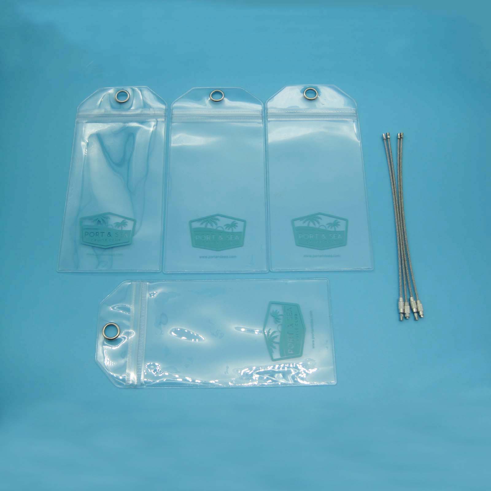 Ярлык для багажа из прозрачного ПВХ