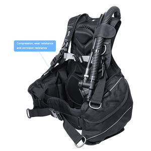 แจ็คเก็ตดำน้ำลึกมืออาชีพ <span class=keywords><strong>BCD</strong></span> เสื้อชูชีพไนลอนแบบปรับได้พร้อมเรกูเลเตอร์สำหรับผู้ชายและผู้หญิงสำหรับการดำน้ำยามว่าง - Product Image 3