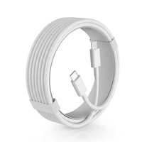Câble USB-C tressé en nylon de 1 m 60 W avec boîte de vente au détail, câble de charge rapide PD pour iPhone 15/16/17 Pro Max (vente en gros)