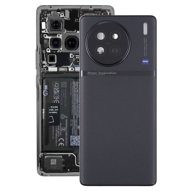 Wholesale Battery Back Cover with Camera Lens Cover for vivo X90 Black Repair Replacement Spare Parts