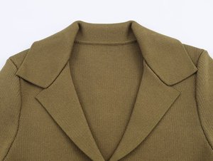 KAR&OT ZA 2025 Nuovo Arrivo Invernale Cardigan in Maglia con Cintura per Donna - Stile Snellente ed Elegante 4192151 4192150 - Product Image 3