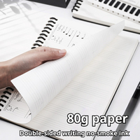 Carnet à spirales B5 personnalisé en PP écologique pour enfants, avec 60 feuilles, impression numérique 80g, idéal pour la promotion