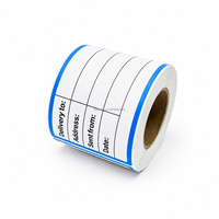 Rouleaux d'étiquettes autocollantes en papier couché, finition brillante, pour impression de logos – Approvisionnement direct usine