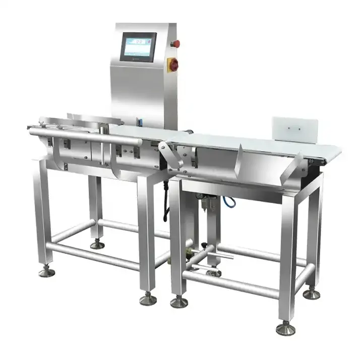 Yeni ürün yüksek kalite otomatik bant konveyör kantar gıda Online ağırlık kontrol makinesi