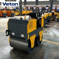 Compacteur routier manuel compact Contractor Choice avec double roue motrice pour une maniabilité efficace sur chantier