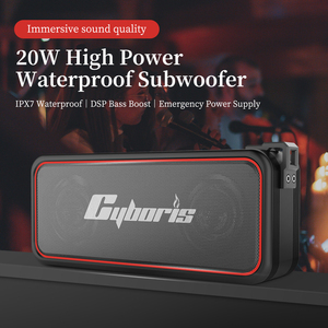 Altavoz Bluetooth de 20 W, Altavoz Portátil con Sonido Estéreo <span class=keywords><strong>3D</strong></span> y Bajos Potentes, Resistente al Agua IPX7, Apto para TWS, <span class=keywords><strong>Boom</strong></span> Box - Product Image 2