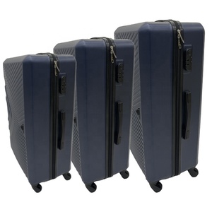 Hot <strong>Sale</strong> Export AE UAE ABS 20 24 28 3pcs Trolley 4-Wheel Spinner Men's Travel <strong>Suitcase</strong> Set with Polyester Lining - Product Image 2