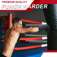 Gants de boxe en cuir PU de haute qualité, officiellement agréés, avec fermeture auto-agrippante – pour l'entraînement et le sparring – Logo personnalisé
