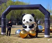 Voûte gonflable en nylon PVC personnalisée Souffleur d'air Ligne d'arrivée de course Porte de début d'arche pour la publicité d'événements en plein air Gonflables