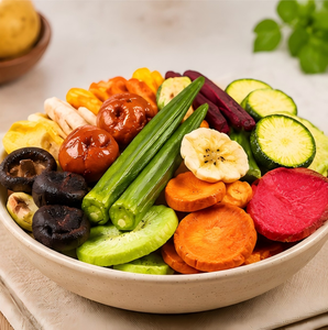 Snack Salutari all'Ingrosso, Alimenti per il Tempo Libero, Mix di Frutta Secca Biologica e Chips di Verdura, Snack di Frutta Liofilizzata - Product Image 2