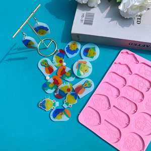 Moldes de silicona para resina epoxi para joyería DIY, manualidades de silicona y herramientas para pasteles - Product Image 1