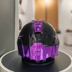 Nuovo <span class=keywords><strong>Casco</strong></span> Integrale con Certificazione DOT, Doppia Visiera, Grande Spoiler in Materiale ABS, Spoiler Elettroplaccato <span class=keywords><strong>per</strong></span> <span class=keywords><strong>Moto</strong></span> - Product Image 3