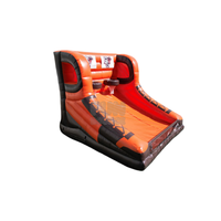 Tobogán Inflable FUN BOUNCE de PVC Negro para Uso Doméstico y Comercial