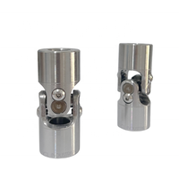 Joint universel simple en acier, roulement à aiguilles usiné CNC de précision pour transmission de puissance