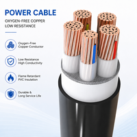 Cable de Energía Industrial de 5 Núcleos, PVC XLPE, Cobre, para Construcción Ferroviaria