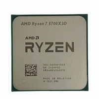100-100001503 pour R7 5700X3D Octa-Core 3.0GHz 96MB 105W AM4 Nouveau processeur de bureau en tray