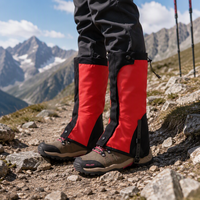 Guêtres imperméables légères et pliables en polyester pour sports de neige, escalade et trekking en montagne - Personnalisables pour utilisation en extérieur par temps neigeux