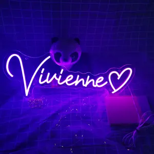 Winbo Fabricant Livraison rapide Enseigne au néon personnalisée Happy Birthday LED NO quantité minimale de commande pour la décoration de mariage à la maison