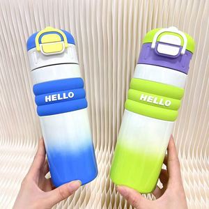 Custom Gift Logo 520Ml Creative Gradient Gradient Color Cup 316 Stainless Steel Flask Thermos Water <b>Bottle</b> - Product Image 1