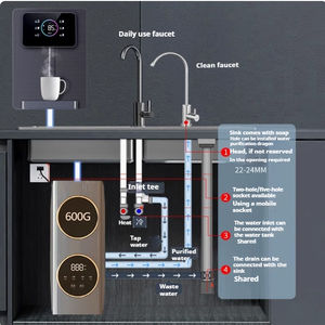 Depuratore d'Acqua a Osmosi Inversa Senza Serbatoio <span class=keywords><strong>in</strong></span> Acciaio Inox 95L/H per Hotel e Casa, <span class=keywords><strong>Vendita</strong></span> Diretta dalla Fabbrica - Product Image 3