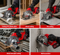 Scie circulaire sans fil 21V de qualité supérieure, profondeur de coupe maximale 55 mm, moteur sans balais pour la coupe du bois et du plastique