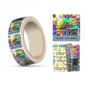 Tùy chỉnh mã QR Laser Holographic nhãn chống giả làm mất hiệu lực con dấu xây dựng thương hiệu xác minh an ninh dán ba chiều - Product Image 5