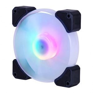 เดสก์ท็อปพีซี Silent Cooler 12V Fans <span class=keywords><strong>RGB</strong></span> 120Mm PC คอมพิวเตอร์ระบายความร้อนด้วยพัดลม <span class=keywords><strong>RGB</strong></span> พร้อมรีโมทคอนโทรล - Product Image 1