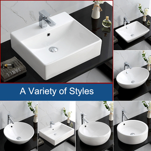 Lavabo de Cerámica para Baño, Diseño Malasio, para Encimera de Gabinete - Product Image 6