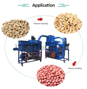 Factory Supply 1tph Groundnut Peanut Shelling Machine Peanut Sheller In Sudan