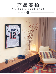 Vitrine pour maillot de sport - Personnalisée, de luxe, verrouillable, protection UV à 98%, acrylique transparent, baseball, football, <span class=keywords><strong>NBA</strong></span>, soccer - Product Image 4