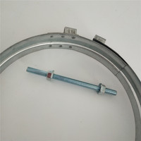 Collier de serrage rapide pour conduit de ventilation Groove