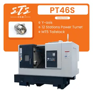 Factory Outlet Big High Rigidity Casting Iron Body Machine Metal Power Turret Cnc Torno