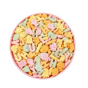 Toptan özel dekore köpek bisküvi lezzetli sığır sebze meyve aromalı köpek aperatif çiğnemek yüksek Protein köpekler kediler için - Product Image 4