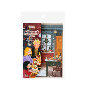 20 Sheets/pack Loose Leaf <b>Scrapbooking</b> Paper Christmas Date Series Christmas-themed DIY Journaling Collage Base - Product Image 5