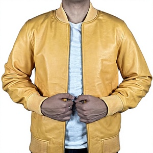 Blouson Bomber Homme Personnalisé en Coton/Laine avec Col Montant et Logo Frontal – Respirant et Écologique pour Usage Quotidien - Product Image 1