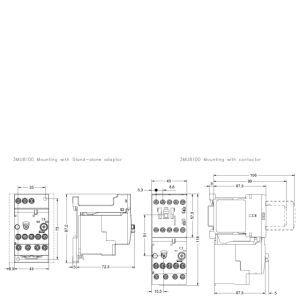 Thermal Overload <b>Relay</b> Module 3MU8100-1GB0 Class 10 Industrial Control <b>Relay</b> for PLC Programming - Product Image 3