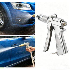Pistola a spruzzo in acciaio inossidabile ad alta pressione 800 PSI per irrigazione giardino, lavaggio auto e animali domestici - Product Image 3
