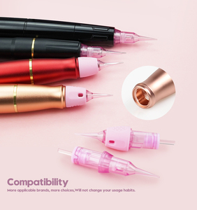 Biomaser Recruit Agent Aguja de tatuar concha rosa agujas para tatto agujas microblading micropigmentacion aguja personalizar - Product Image 6