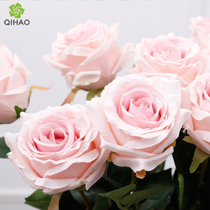 Artificial Roses <b>Single</b> Stem Silk <b>Flower</b> High Simulation Wedding Home Decor Outdoor Props Factory Wholesale - Product Image 3