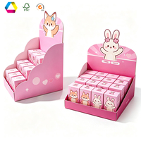 Boîte de présentation en carton PDQ à déchirement facile personnalisée, carton 2-en-1 pour expédition et merchandising en détail pour supermarchés et jouets de collection