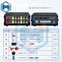 Boîtier de distribution d'alimentation industriel Manchange 12 voies 110V-220V pour scène DJ