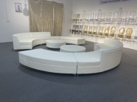 Weißes Sofa-Möbelstück aus Sinofur für Party, Club, Event und Hochzeit