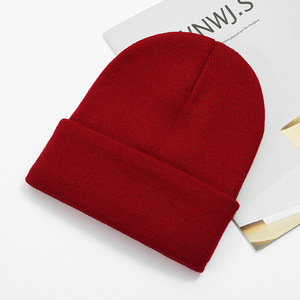 Bán Buôn Cổ Phiếu Thêu Logo Cổ Điển Mùa Đông Dệt Kim Mũ Tùy Chỉnh Beanies Tùy Chỉnh - Product Image 5