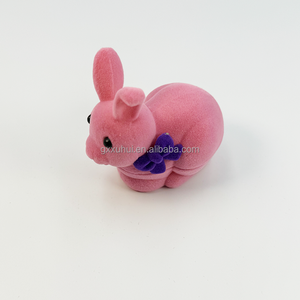 <strong>Animal</strong> Cartoon Rabbit <strong>Shape</strong> Plastic Flocking Ring Earring <strong>Box</strong> <strong>Jewelry</strong> Packaging <strong>Box</strong> Wholesale
