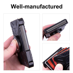 Factory Direct <b>RFID</b> Blocking 8 Card Aluminum Alloy Carbon Fiber Credit Card Holder <b>Wallet</b> - Product Image 6