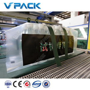 <strong>Full</strong> <strong>Automatic</strong> Colorful PE Film <strong>Shrink</strong> Wrapping <strong>Machine</strong> for Cans Bottles Carton Box in Beverage Factory - Product Image 6